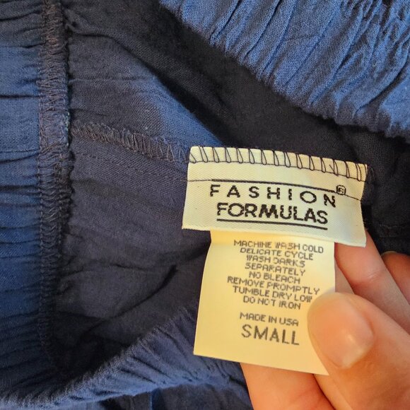 Fashion Formulas Blue Pants - Picture 4 of 4